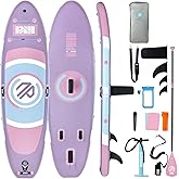 Niphean（Ultra-Light）Inflatable Paddle Board with (Beginner Friendly) StabilTrac Fin and Durable SUP Accessories, 10' Stand Up Paddle Boards for Adults & Youth, Versatile Yoga Paddle Board, Gift Ideas