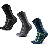 DANISH ENDURANCE Ultra-Comfort Crew Running Socks, Performance Socks, Men & Women - 3 or 5 Pack