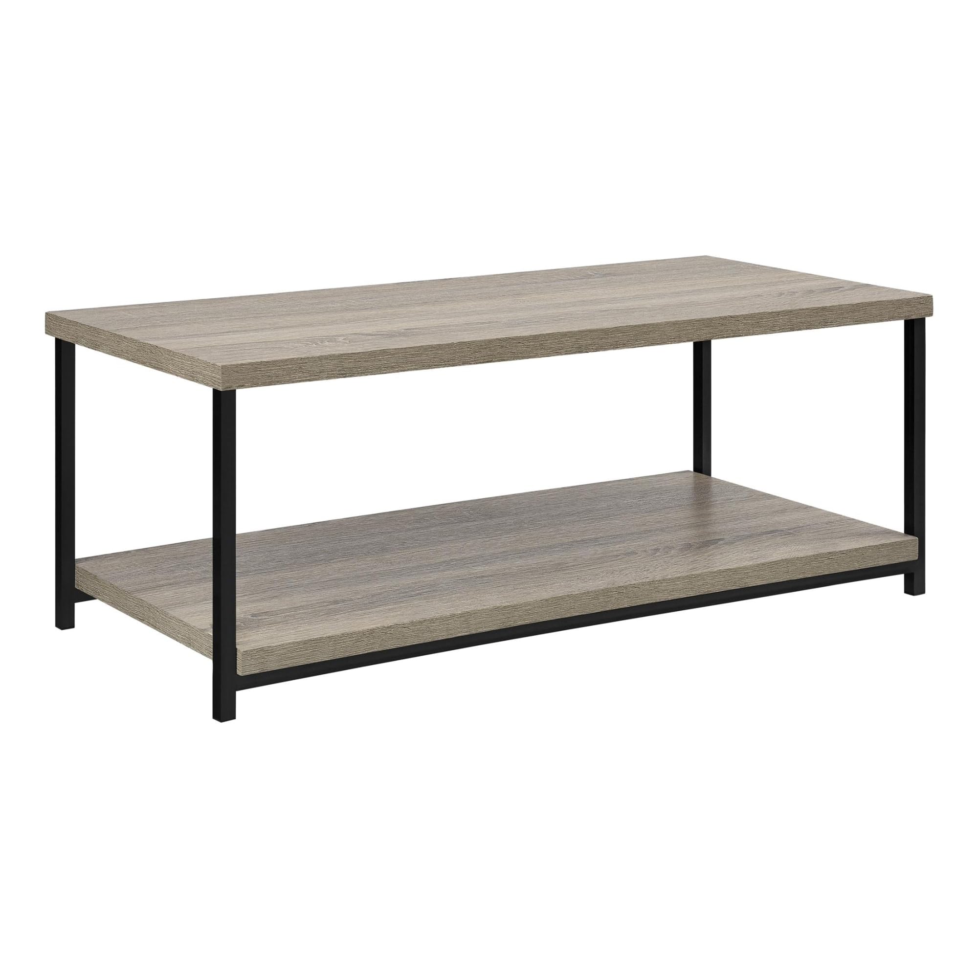 Ameriwood Elmwood Coffee Table, Grey Oak Look, 104.9 x 50.04 x 39.88 cm