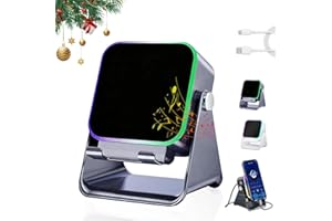 2026 New 5-in-1 Wireless Induction Speaker with Adjustable Phone Stand, Wireless Induction Audio Speaker Stand, 3500mah Recha