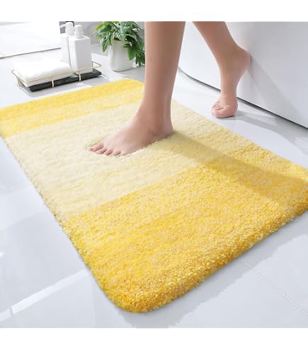 3-Piece Solid Bathroom Mat Set With Contour Rug, Toilet Mat & Lid Cover - NEW COLORS