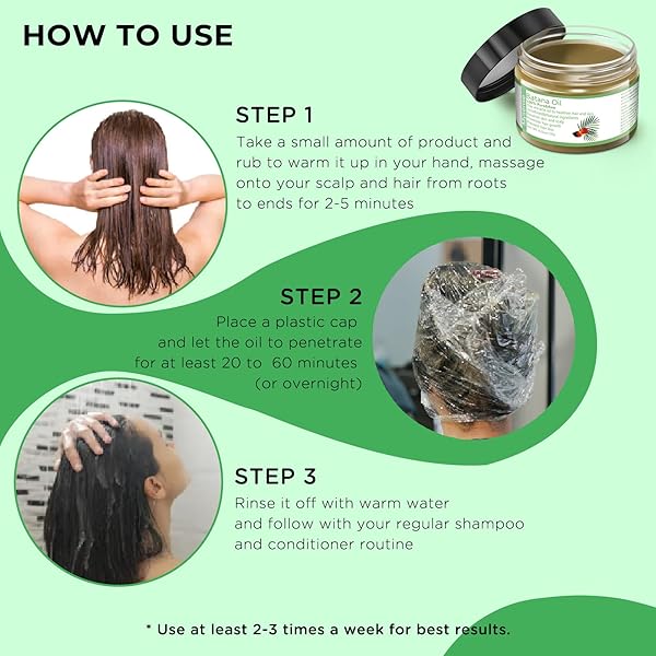 MYSENSE RAW BATANA OIL, 100% PURE UNREFINED AND ORGANIC GROWTH OIL FROM HONDURAS, SCALP CARE FOR WOMEN & MEN, PREVENT HAIR LOSS, PROMOTE HAIR THICKNESS