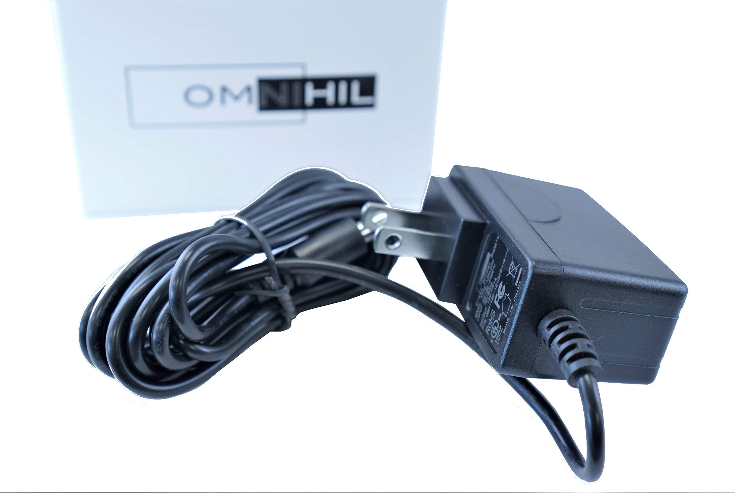 [UL Listed] OMNIHIL 8 Feet Long AC/DC Adapter Compatible with Pulse Safe Start 3-Wheel Scooter Wall Charger