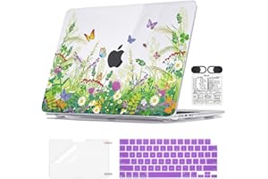Seanai Slim Lightweight Case for Apple 2026 MacBook Neo 13 A18 Pro A3404 with Screen Protector, Shortcut Sticker, Keyboard Co