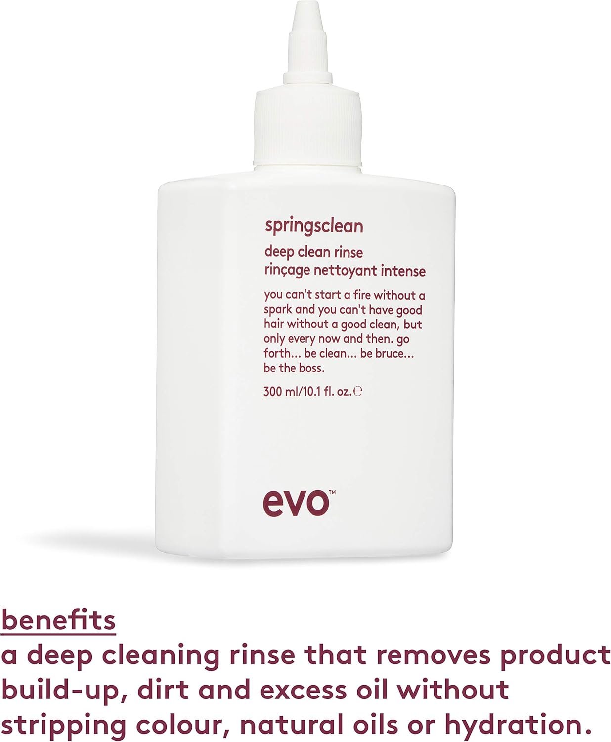 Evo Springsclean Deep Cleansing Shampoo for Wavy & Curly Hair - Sulphate-Free, Clarifying Curl Cleanser - 300 mL - Image 5