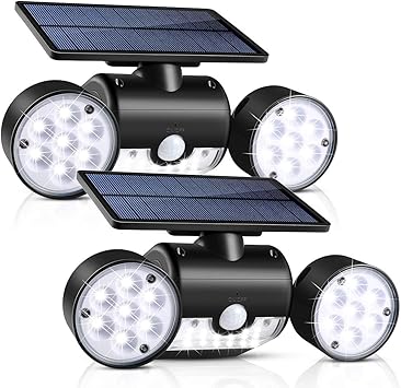 Solar Lights Outdoor, UNIFUN 30 LED 