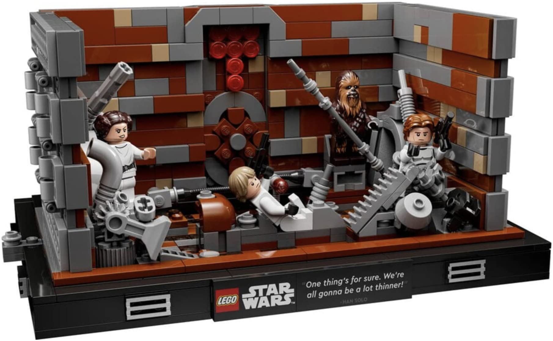 Lego Star Wars 75339 Death Star Trash Compactor Diorama
