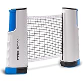 PRO-SPIN Retractable Ping Pong Net &ndash; 72" Table Tennis Net with Clamps | Portable Ping Pong Net for Any Table | Includes Custom Mesh Storage Bag | Replacement Table Tennis Net Posts