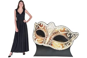 Fun Express - Masquerade Ball Mask Stand Up 2 - Party Decor - Large Decor - Floor Stand Ups - 1 Piece