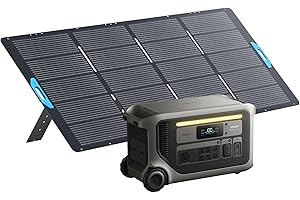 Anker SOLIX F3000 Portable Power Station and 400W Solar Panel, 3,072Wh, 6,000W Recharging, Solar Generator for Home Use, Expandable to 24kWh, For Outages, Camping, RVs, and Emergencies
