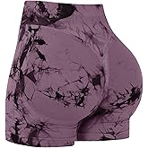 OVESPORT Seamless Workout Shorts for Women Scrunch Butt Lifting Gym Booty Biker Short Pants