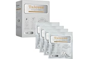 TALOVEE Official Washing Block for All Kinds of Baby Bottle Washers, 160 Detergent Tablets