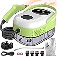 2500W Portable Handheld Steam Cleaner, Large Capacity 10s Fast Heating Steamer for Cleaning with 9 Pieces Accessories, Heavy Duty Plug-and-Play Steam Cleaner for Home|Car|Kitchen|Grout|Tile|More