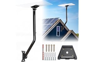 YBERVONT Starlink Gen 3 Mount, Starlink Mounting Kit with 0-30° Adjustable Pipe Adapter for Better Signal, Starlink Long Wall Mount for Internet Kit Satellite, Starlink V3 House Mount Eave Installation
