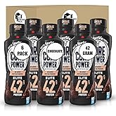Core Chocolate Power Elite Failrlife High Protein Shakes (42 Grams) 14 Oz. 6 pack in The Award Box Packaging