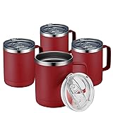 MEWAY 12oz Coffee Mug With Handle 4 Pack