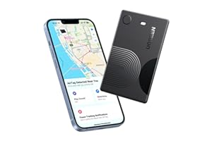 UGREEN FineTrack Slim Wallet Tracker Card (iOS Only), 100dB Bluetooth Air Tracker Tags Compatible with Apple Find My, Smart T