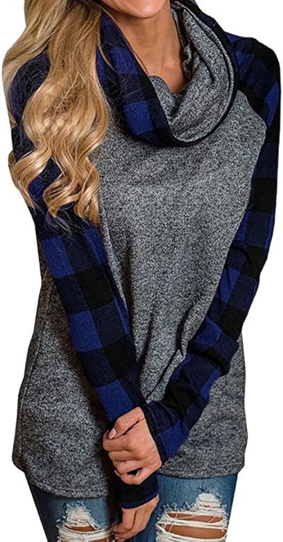 Maglietta Dolcevita Donna SHAPERIN – Manica Lunga Aderente – Top Collo Alto Basic – Colori Vari