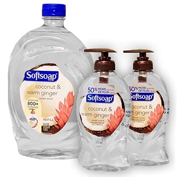 softsoap coconut & warm ginger hand soap