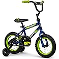 Huffy Upshot 12/16/20 Inch Boys' Bike for Kids, Ages 3+ Years Old, Multiple Color Options, Removable Training Wheels (12" and 16" Only), BMX Design, Designed for Growth, Durable, Easy Assembly