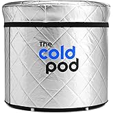 The Cold Pod Insulated Cold Plunge Tub Bundle - 85Gal Ice Bath Round Tubs with Energy Saving Multi-Layer Cover - Chiller Comp