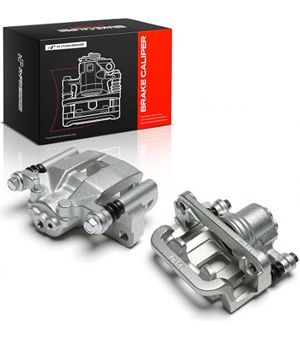 Amazon.com: Front Brake Caliper Set Zinc Coated Brackets Hardware