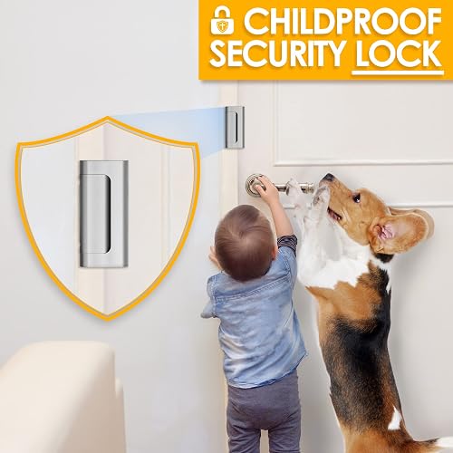 EVERPLUS Home Security Door Reinforcement Lock - Child Safety, 800lbs Force, Easy Install - View #8