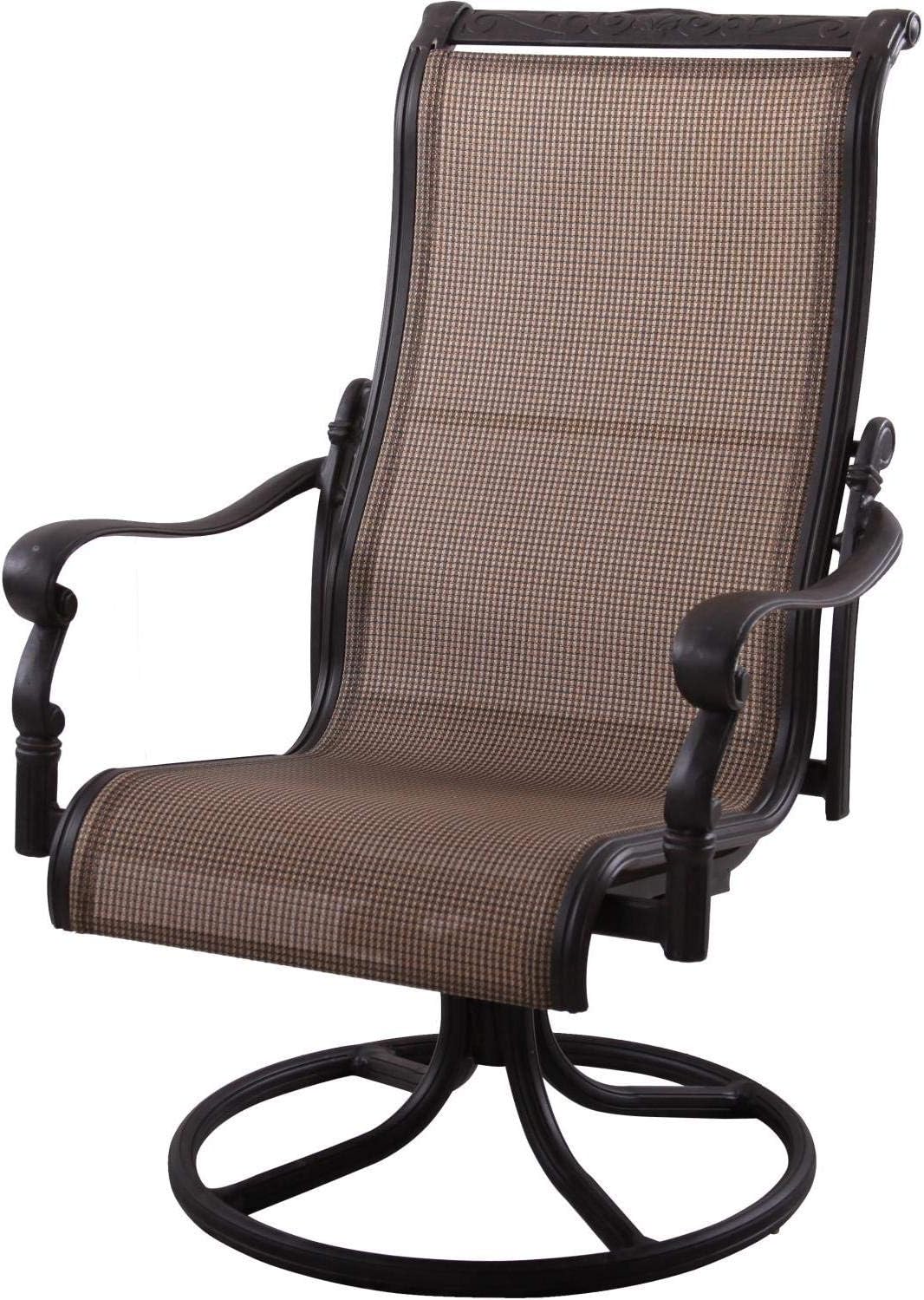 darlee patio furniture replacement cushions on Amazon Com Darlee Monterey Swivel Patio Dining Chair In Antique Bronze Set Of 2 Garden Outdoor
