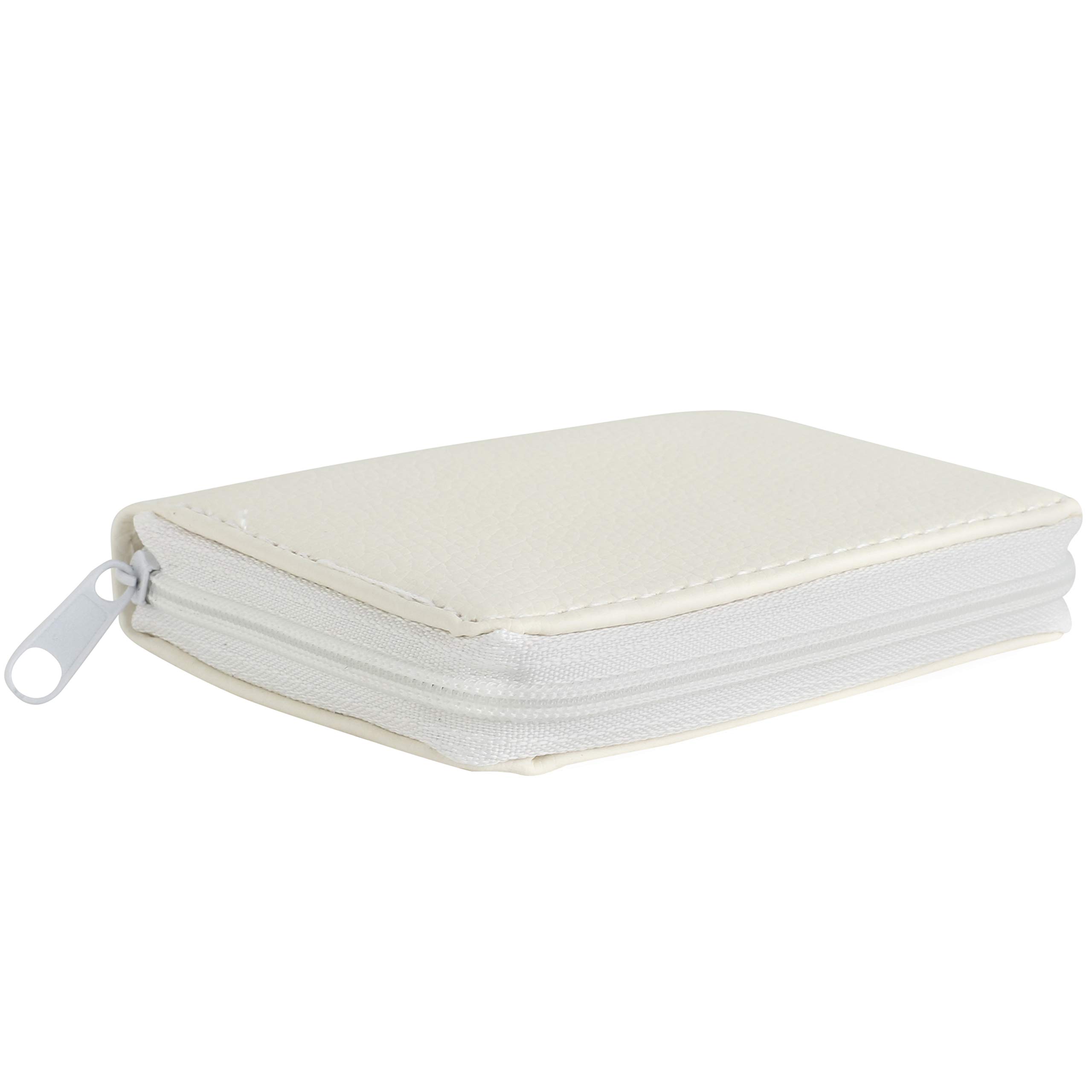 MCB Wallet And Coin Sorter Trusty Coin Pouch,For Pocket Purse Or Car For Quick Change, white