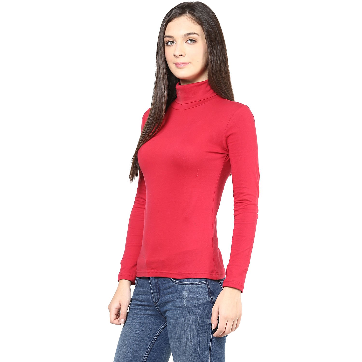 red tee shirts for ladies
