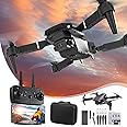 Drone with 1080P HD FPV Camera Remote Control Toys for Boys Girls with Altitude Hold Headless Mode Start Speed Adjustment, App Control, 3 Speed Gears, Gesture Control