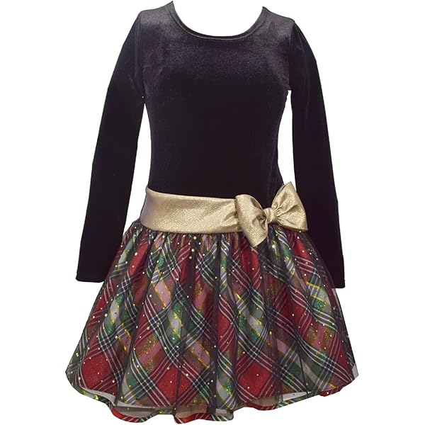 Amazon.com: Bonnie Jean Girls Holiday Special Occasion Hipster Dress (14  1/4, Multicolor): Clothing, Shoes & Jewelry