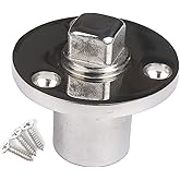 Boat Deck Drain Garboard Drain Plug, 316 Stainless Steel Oval ... - UK Drain Plugs For Boats - Foto 5