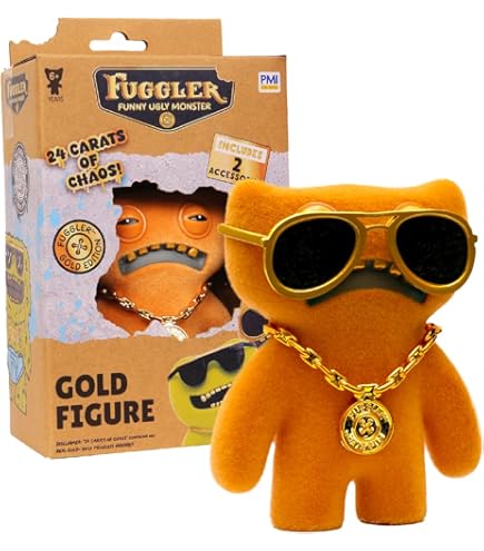 Amazon.com: Fuggler Gold Edition Figure Window Box Collectible