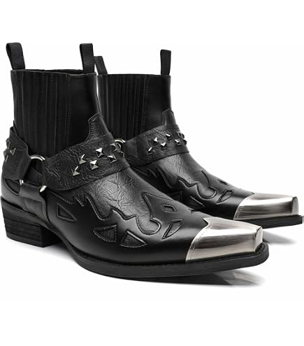 靴 new rock westen cowboy boots Amazon.com: New Rock Women's Boots WSTM005-S1 Black 100% Leather