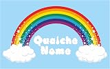 Thorpe Signs Personalised Rainbow Wall Art - Choose Name - Self-Adhesive Vinyl view 1