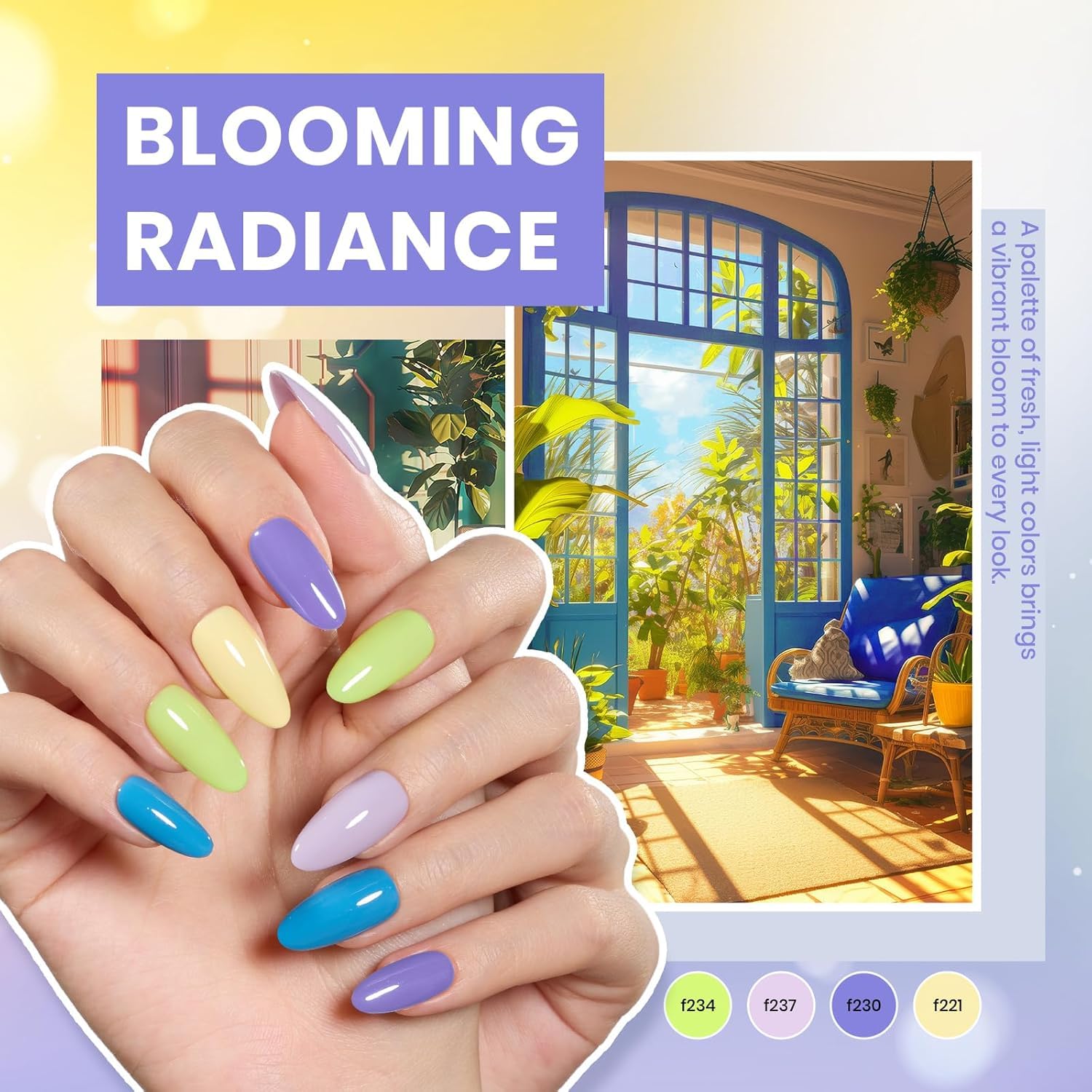 Beetles Gel Nail Polish Kit with U V Light - 80Pcs Color Enchantment 55 Colors Gel Polish Starter Kit with Base Top Coat DIY Nails Supply Stickers Manicure Tools Christmas Gift for Women Teens Girls