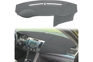 Fcovergurus Dash Cover Mat Custom Fit for Hyundai Sonata 2009 2010 with Cutout for Sensor, Dashboard Cover Pad Protector (09-10 Dark Gray) F80