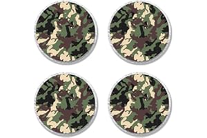 MAGJUCHE Army Camo Candy Stickers, Military Green Classic Camouflage Birthday Party Sticker Labels for Favors, Decorations, Fit, 304 Count