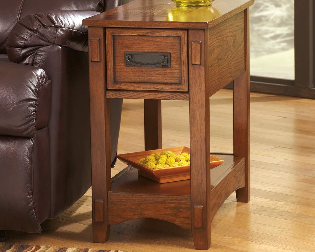 Signature Design by Ashley Breegin Chair Side End Table Multi: Kitchen & Dining