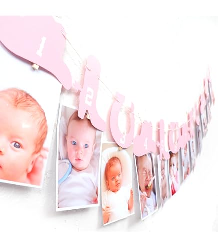 Big Dot Of Happiness Pink First Rodeo Photo Banner - Cowgirl 1st Birthday DIY Decor - View #4