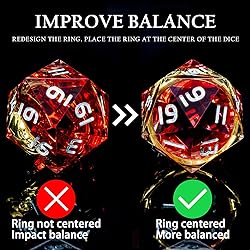 ORIFANTOU Magic Lord of The Rings DND Dice Set