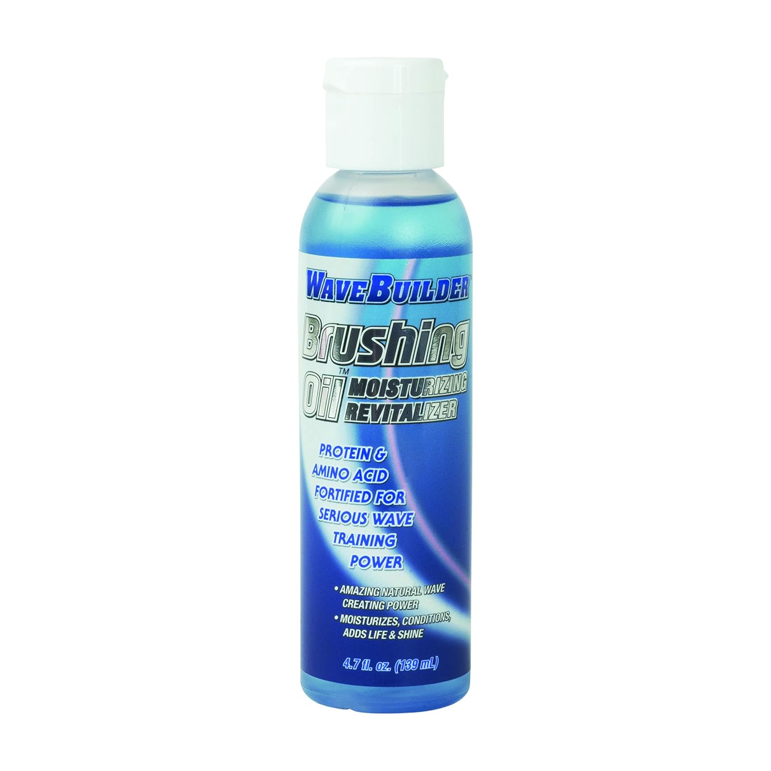 WaveBuilder Brushing Oil | Moisturizing Revitalizer Adds Life & Shine Promoting Natural Hair Waves, 4.8 Oz