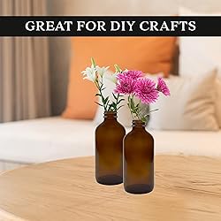 Cornucopia 8-Ounce Amber Glass Bottles with