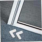 Homoyoyo 10pcs Plastic Window Screen Repair Corner Brackets 90-Degree Internal view 4