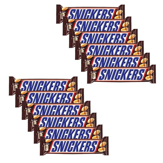 Snickers Peanut Filled Chocolates Diwali Gift Pack- 45g Bar (Pack of 12)