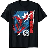 Marvel Spider-Man: Day Comic Panel of Spider-Man T-Shirt
