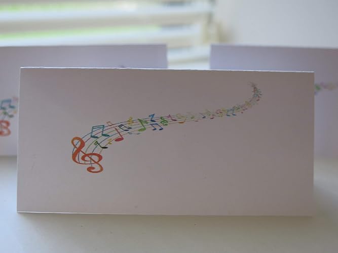 Amazon Com 10 Music Theme Baby Shower Tent Place Cards Party Food