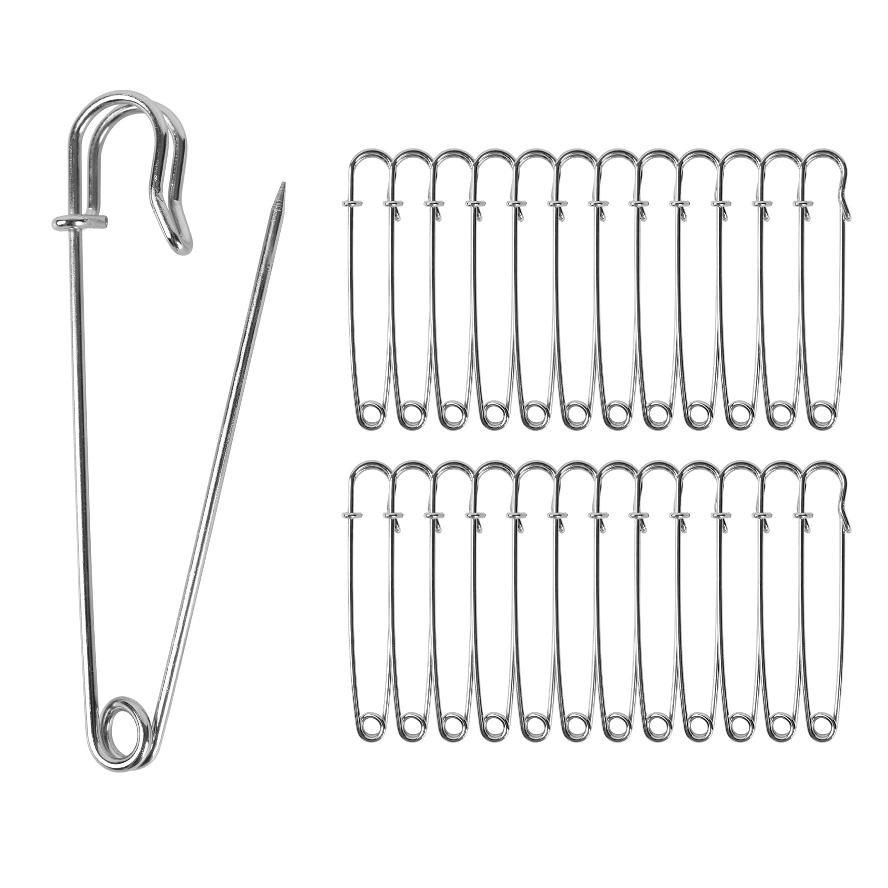 30 Pcs Extra Large Safety Pins, 3