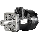 Kozlira Hydraulic Motor 255040F3DD22AAAA 9-8287 98287, 4 Bolt Mount, Shaft 1" Dia. x 1-3/4" Keyed, Reversible Clockwise Rotation, Roller Stator, Fit for White WR Series, One Year Quality Assurance